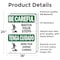 Signmission Safety Culture Sign, 18 in Width, Vinyl Decal, Rectangle, Bilingual OS-2PACK-BC-D-1824-L-10066 - alternate 5